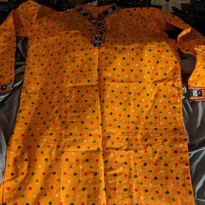 Traditional Gujarati Kurta for Navratri Garba